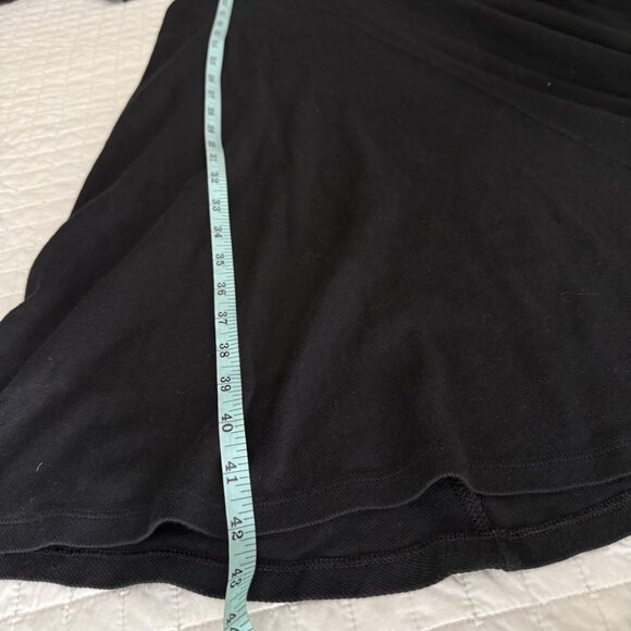 Lauren Ralph Lauren Black Polo-Style Knit Dress With Button-Front & Short Sleeve - Picture 12 of 12